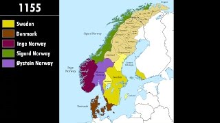 History of Scandinavia Every Year [upl. by Fiertz]