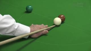 25 Snooker Technique  Rolling up to the ball [upl. by Eetsirk321]