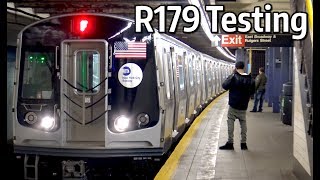 ⁴ᴷ New R179 Cars Simulated Stop Testing on the F and C Lines [upl. by Cybil]