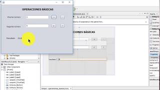 21  Operaciones básicas en interfaz gráfica JFrameForm y orientado a objetos en Java  Netbeans [upl. by Nylaret]