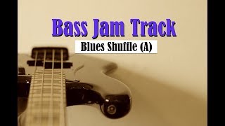 Blues Bass Backing Jam Track A [upl. by Nner619]