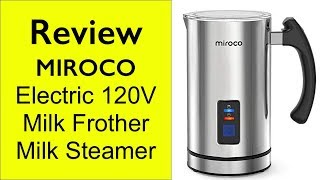 Review Miroco Milk Frother  How to make froth milk at home [upl. by Jacqueline715]