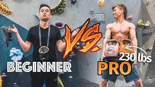 105 KG CLIMBER VS BEGINNER [upl. by Baptiste]