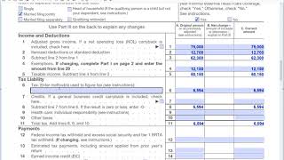 How to fill out Form 1040X Amended Tax Return [upl. by Orran]