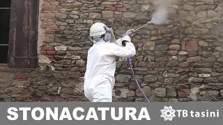 Stonacatura fugatura delle murature  TB TASINI [upl. by Yevi]