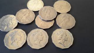 Australian COA 50 cent coins worth money [upl. by Alacim795]