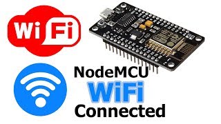 NodeMCU ESP8266 Wifi connect tutorial [upl. by Ynneg]