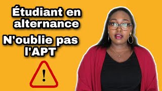 Franceétudiant en alternance noublie pas lautorisation de travail  APT [upl. by Darom]