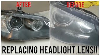 How To Replace Headlight Lens [upl. by Gleich]