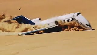 Pilot Deliberately Crashes Plane In The Desert [upl. by Fritzie214]