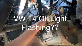 VW T4 Oil warning light fixed YES [upl. by Anirehtak]