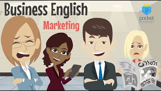 Business English Conversation  Marketing Meeting ESL [upl. by Ozkum]