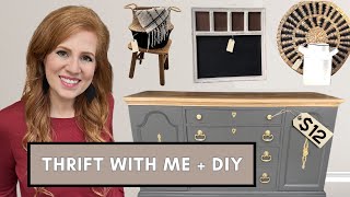 🏡 GOODWILL BINS HAUL • DECORATING FROM “THE OUTLET” • UPCYCLE [upl. by Leffen]