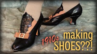 I Made Witchy Edwardian Shoes by Hand [upl. by Eenwat]