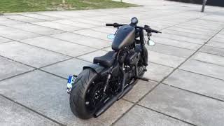 Harley Davidson Sportster Bobber Custom 883 IRON [upl. by Noyar]