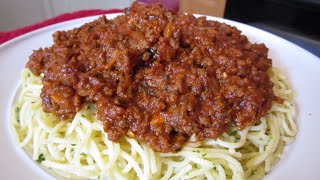 How to make Meat Sauce and Spaghetti [upl. by Ecilahs]