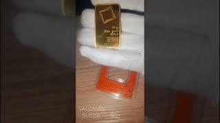 50g Gold Bar  Valcambi [upl. by Leelahk463]