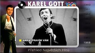 KAREL GOTT ★ Přehled největších hitů 15 ★ 60s  České hudební legendy 3 Part 1 [upl. by Nylannej]