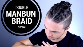 ✅ Double Manbun Braid Tutorial  Braiding Made Easy [upl. by Yeroc]