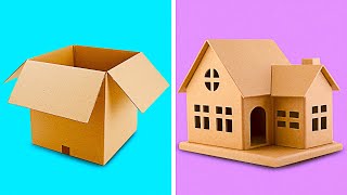 25 INCREDIBLE CARDBOARD CRAFTS TO MAKE AT HOME  Recycling Projects by 5Minute Decor [upl. by Clarence]