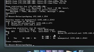 Internet Troubleshooting  Pathping Packet Loss [upl. by Ahseuqram]