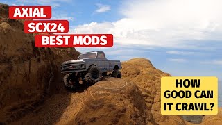 Best Axial SCX24 Upgrades and mods  best micro crawler [upl. by Ferrand]