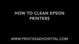 How to clean Epson Printers [upl. by Farrel]