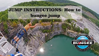 JUMP INSTRUCTIONS How to Bungee Jump [upl. by Ken413]