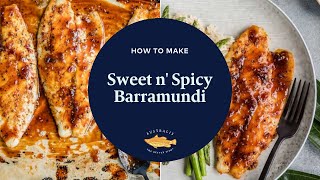 How to Make Easy Baked Sweet n Spicy Barramundi Fish [upl. by Jammie123]