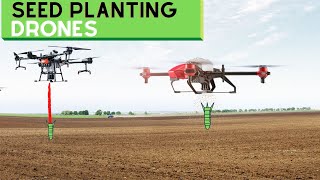 Top 5 Agricultural Drones that Spread Seeds  Forestation Drones [upl. by Ahtela]