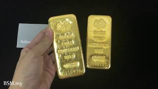 1 kilo gold bar PAMP [upl. by Karole]