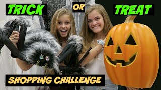 Trick or Treat Shopping Challenge  Jacy and Kacy [upl. by Nnaes559]