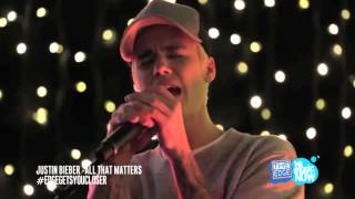 Justin Bieber  All That Matters live acoustic HD [upl. by Patience247]