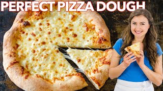 Best Homemade Pizza Dough Recipe  How To Make Pizza Crust [upl. by Ulund973]