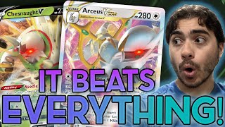 This AntiMeta Arceus VSTARChesnaught V Deck Beats EVERY DECK [upl. by Syxela]