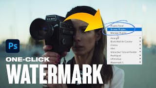 How to Watermark Multiple Photos in Photoshop CC Tutorial [upl. by Hokanson]