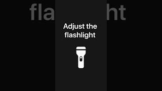 Adjust flashlight brightness on iPhone — Apple Support [upl. by Onitnevuj886]