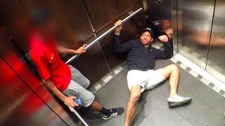 FALLING ELEVATOR PRANK GONE WRONG [upl. by Newsom]