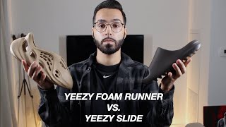 YEEZY FOAM RUNNER VS YEEZY SLIDE [upl. by Draillih505]