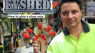 How to glue a shoe sole [upl. by Rimisac]