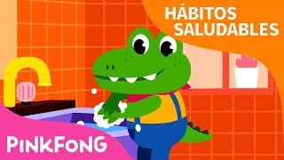 Lava Tus Manos  Hábitos Saludables  Pinkfong Canciones Infantiles [upl. by Johan]