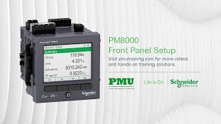 PMU – Front Panel Setup with a PM8000 Digital Power Meter [upl. by Russo]