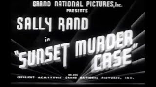 Crime Drama Mystery Movie  Sunset Murder Case 1938 [upl. by Ytomit]