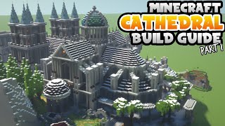 How to Build Large Structures in Minecraft  Medieval Cathedral Part 1 [upl. by Scheld378]