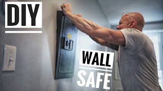 DIY Wall safe HIDE your VALUABLES [upl. by Wickner]