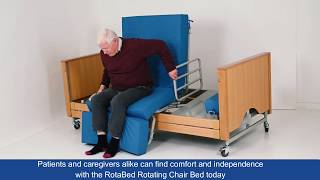 RotaBed Rotating Chair Bed  Rotating Bed at Vital Mobility Home Health Care Hospital Beds [upl. by Aivatra408]