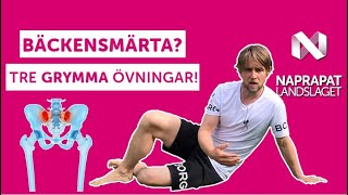 Ont i Bäckenleden 3 Grymma Övningar [upl. by Shantee]