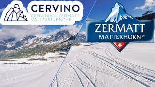 Summer skiing  July conditions in Zermatt and Cervinia [upl. by Liamaj2]