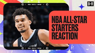 NBA AllStar Starters Reaction  NBA Daily 🏀 [upl. by Blinny]