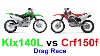 Crf150f vs Klx140l [upl. by Naget]